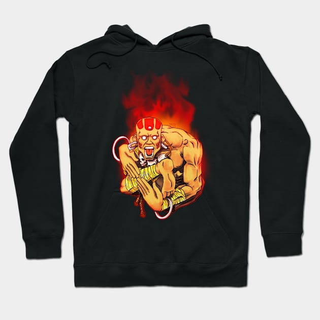 Yoga Flame Hoodie by kdot876